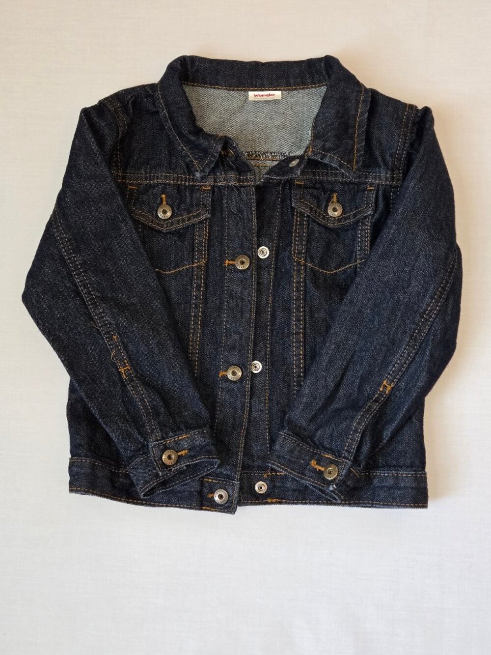 NWOT Wrangler Toddler Girls Denim Jacket 5T Classic Jean Jacket